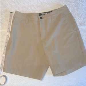 Mountain Khakis Tan Flat Front Summer Shorts